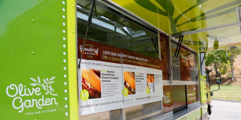 Olive Garden Food Truck Coming To Orlando Debuting Breadstick
