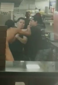A rogue penis made an appearance at an Orlando pizza joint