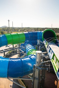 SeaWorld's latest attraction Ray Rush just opened at Aquatica