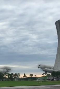 Here's an extremely satisfying video of a massive implosion at a Florida power plant