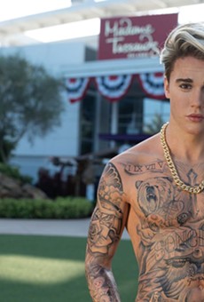 Madame Tussauds Orlando now has a shirtless Justin Bieber wax figure