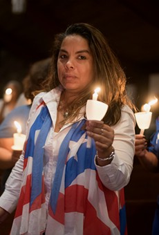 Puerto Rican community remembers Hurricane María victims at Orlando vigil