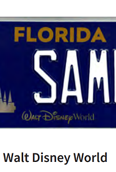 Walt Disney World 50th anniversary license plates now available in Florida