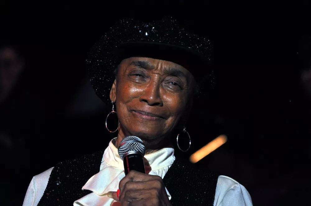 Norma Miller in 2009 at the Century Ballroom, Seattle, Washington - PHOTO BY JOE MABEL/CENTURY BALLROOM