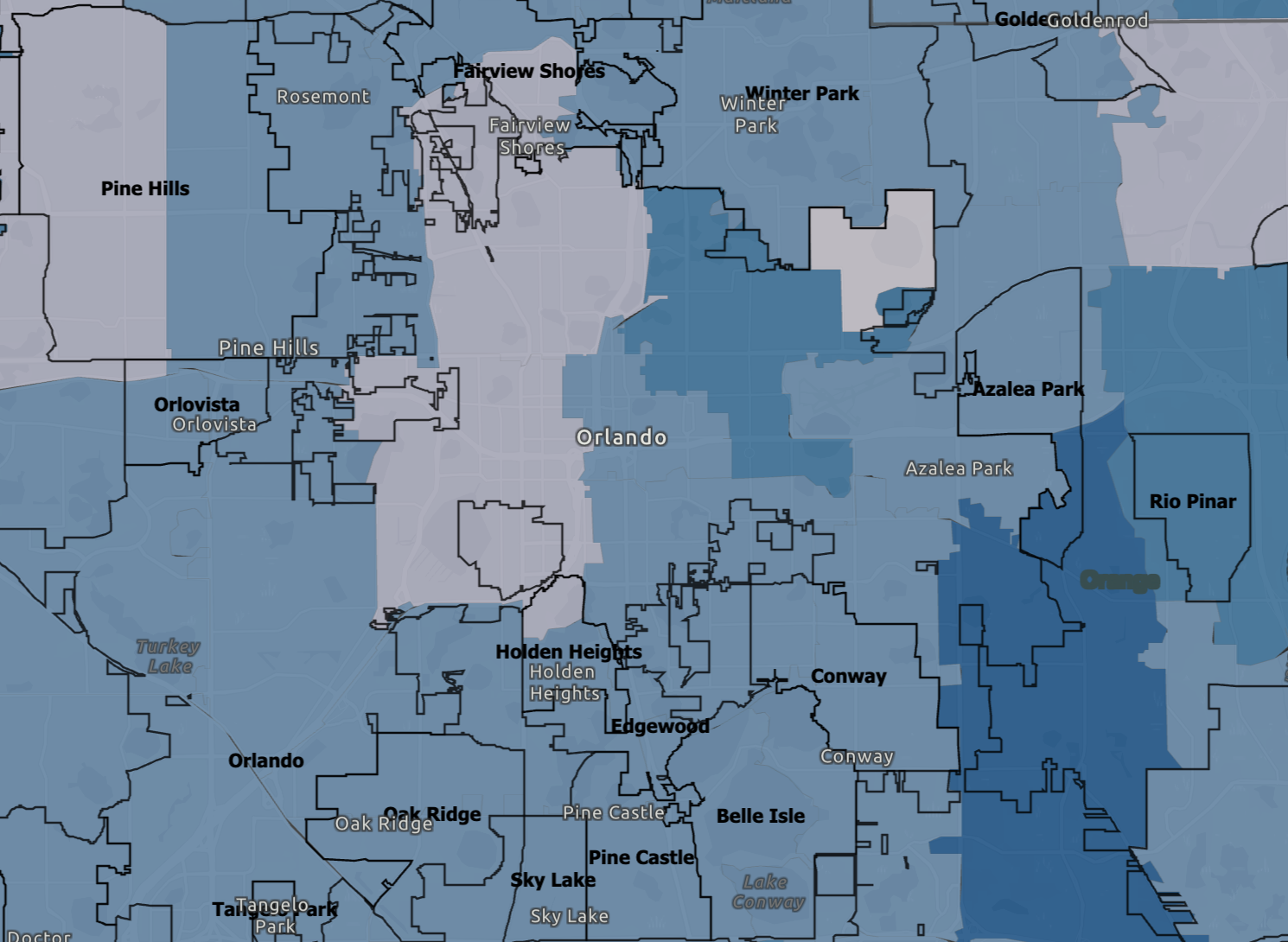 Zip Code Map Orlando Fl Florida's coronavirus map now shows cases by ZIP code | Blogs