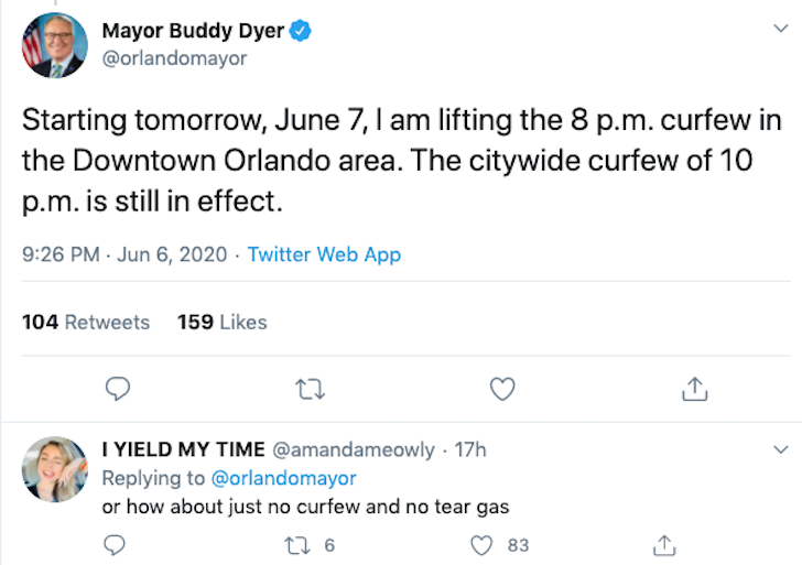 the 8 p m curfew on downtown orlando has been lifted starting today blogs the 8 p m curfew on downtown orlando