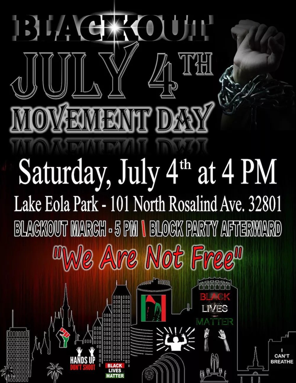 On July 4 A Day Of Black Lives Matter Protests Planned At Lake