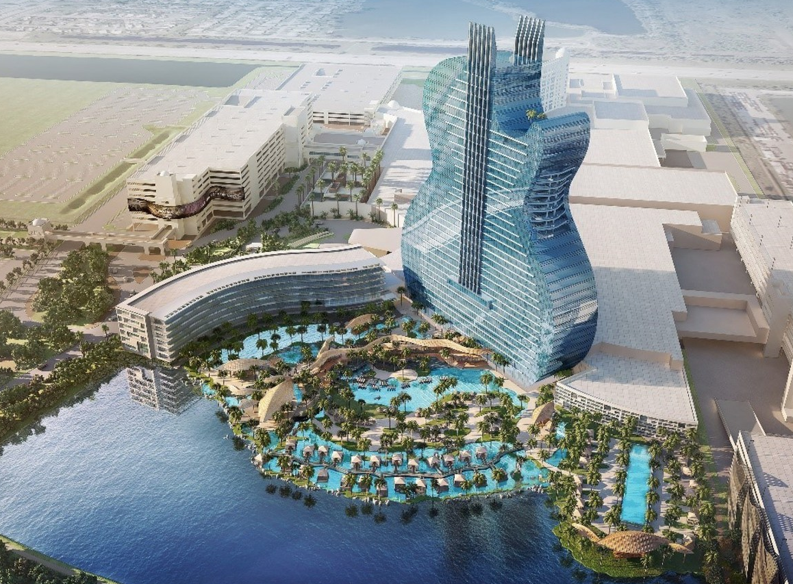 Hard Rock Hotel and Casino plans to build a 450-foot tall guitar