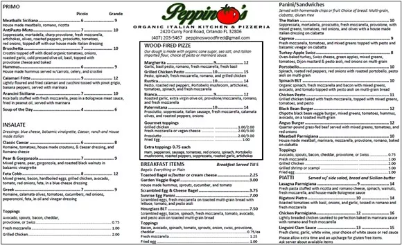 Peppino S Organic Italian Kitchen Pizzeria Now Open In The