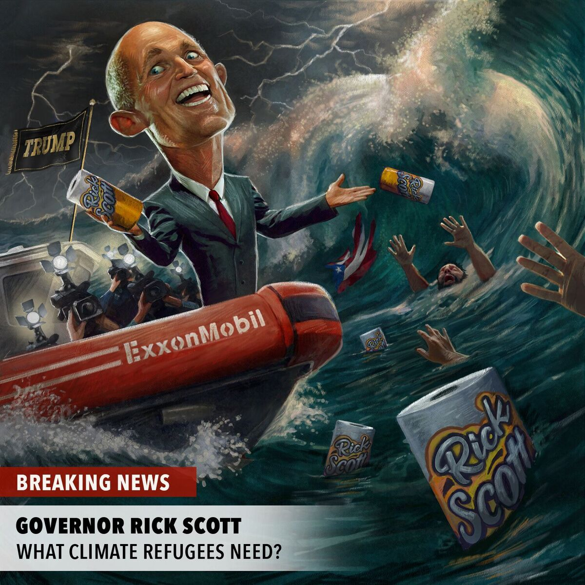 Progressive Puerto Rican group launches ad attacking Rick Scott over climate change