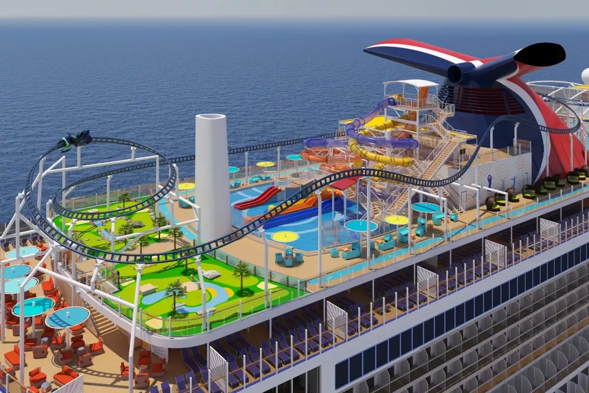 Carnival S Latest Ship Has Family Feud Emeril Guy Fieri And Even A Roller Coaster Blogs