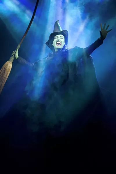 Witchy Woman: Jackie Burns delivers a chaotically intense performance as Elphaba - JOAN MARCUS