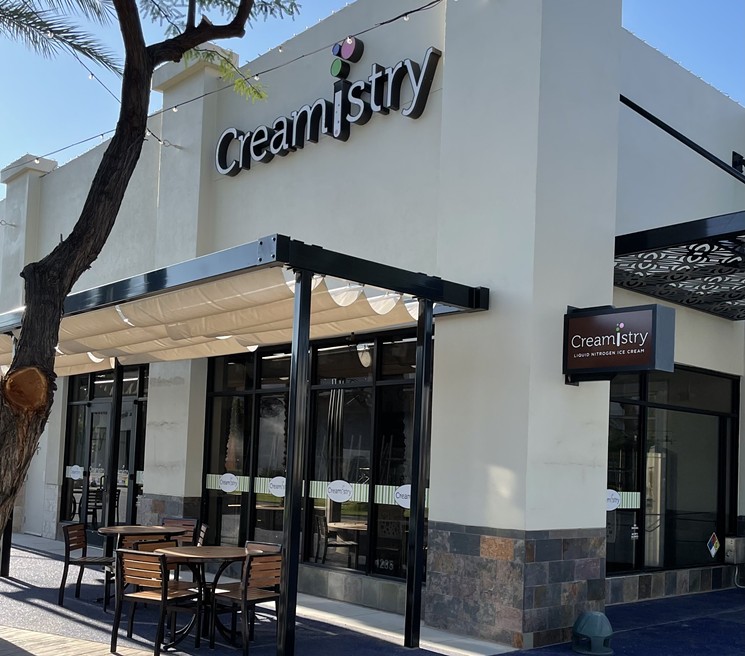 Former Arizona Cardinal player Andre Wadsworth and real estate professional Ryan Zeleznak co-own and operate Arizona’s Creamistry locations. - CREAMISTRY