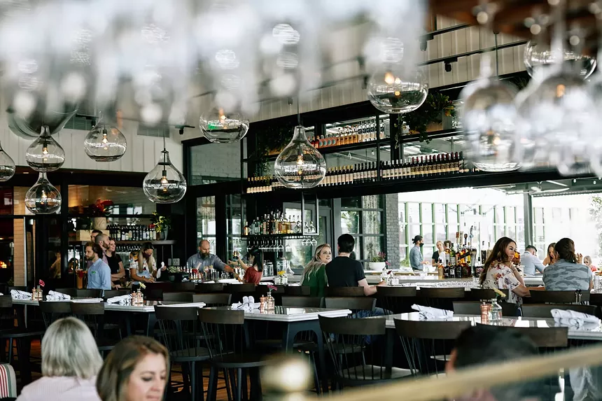 North Italia Gilbert near SanTan Village presents a contemporary Italian menu that includes prosciutto pizza, pasta made fresh daily, and a chicken parm sandwich. - HEATHER KINKEL