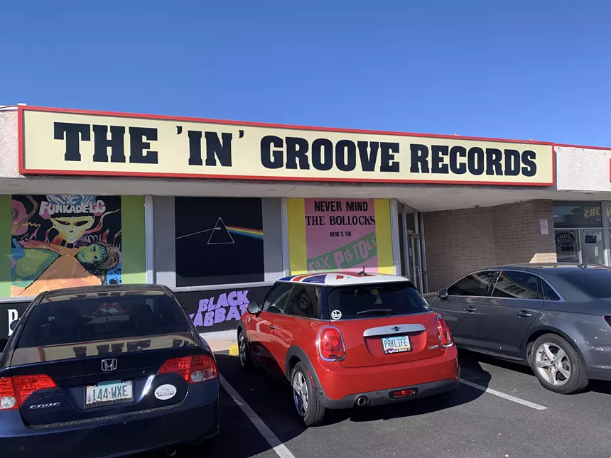 "It's crazy how many local people I sell to online," says Esposito of his East Thomas Road record shop. - TODD GROSSMAN