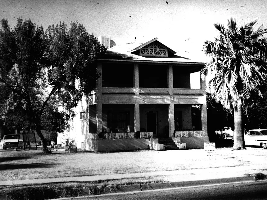 The bungalow as it was in 1971 when Moody purchased it for $11,000. - COURTESY OF ALWUN HOUSE