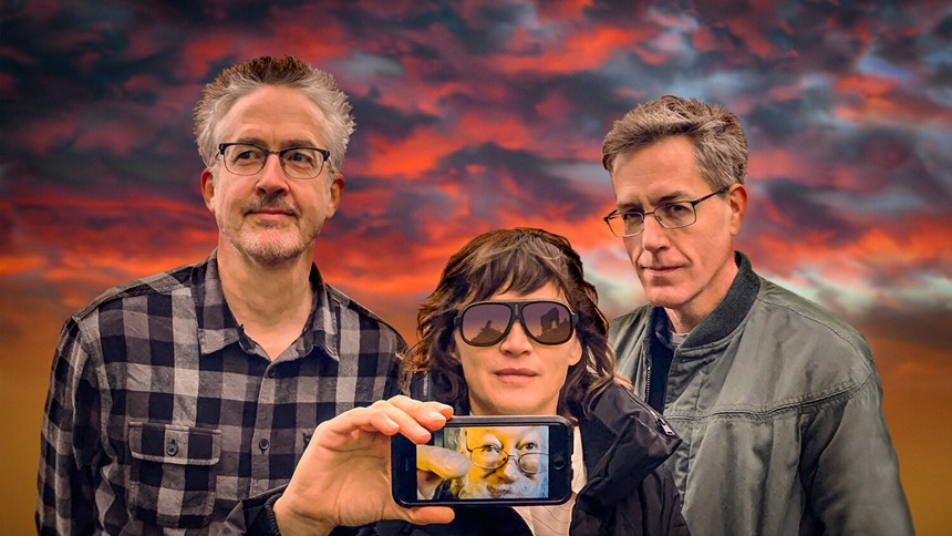 Members of the current Negativland squad with SUE-C (center).  Jennifer Bennett