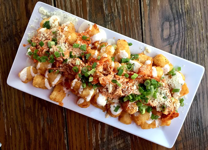 Add these tater tot nachos from Cold Beers & Cheeseburgers to your list of fusion food greats. - ALLISON YOUNG