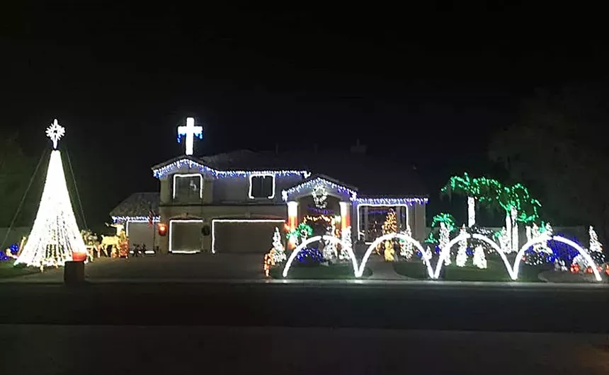 Charles Gatti's house in Peoria becomes a holiday hullabaloo every year around this time. - GATTI FAMILY