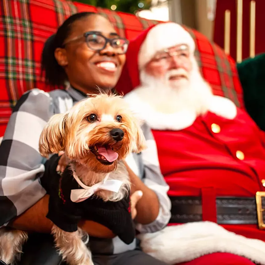 Santa Paws is happening at the Palm Court inside Scottsdale Fashion Square. - SCOTTSDALE FASHION SQUARE