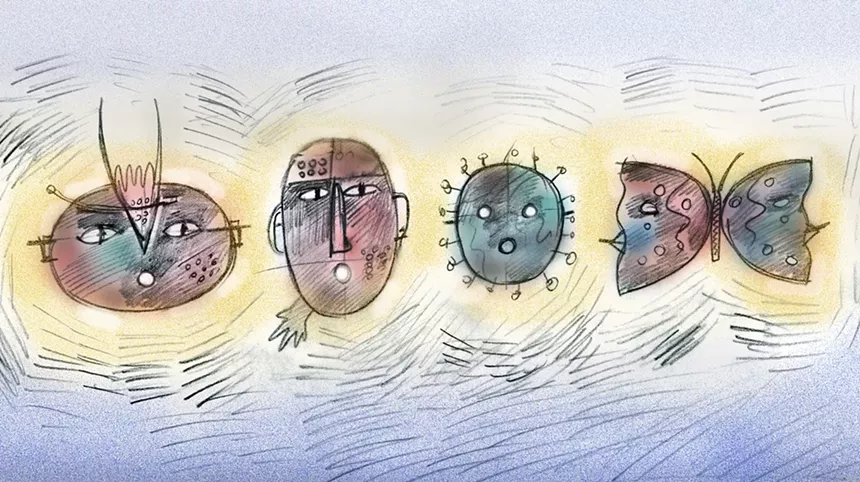 A rendering of Joan Waters' new artwork, See-Hear-Sing-Fly, at FOUND:RE Phoenix Hotel. - JOAN WATERS