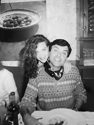 Owner Melissa Maggiore Meyer with her father, the late Tomaso Maggiore, founder of the Italian restaurant Tomaso. - THE ITALIAN GIRL
