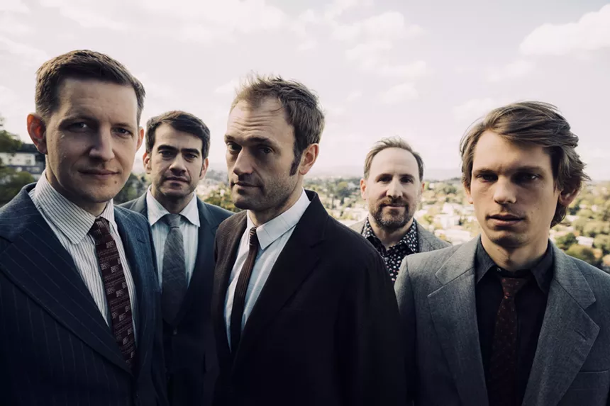 The members of the progressive bluegrass band Punch Brothers. - JOSH GOLEMAN