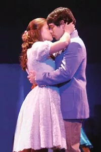A place for them: Kathleen Queen (left) and David Toole, as Maria and Tony, in Pittsburgh Musical Theater's West Side Story. Photo courtesy of Patti Brahim.