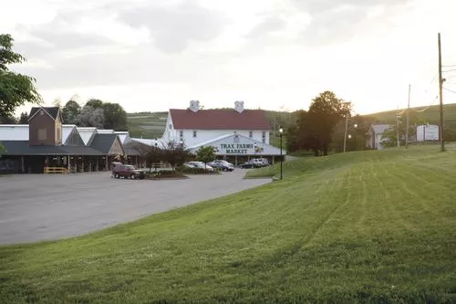 Activists worry about the long-term effects of fracking and natural-gas drilling at farming operations like Trax Farms in Washington County. - HEATHER MULL