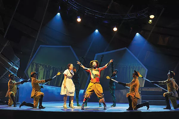 Annie Yokom and Phillipe Arroyo in The Wiz