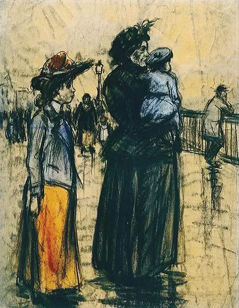 Art by Eugeen Van Mieghem. - IMAGE COURTESY OF VAN MIEGHEM MUSEUM AMERICAN JEWISH MUSEUM