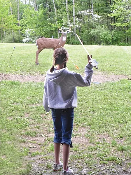 Atlatl competition at Meadowcroft Rockshelter and Historic Village, June 16-17