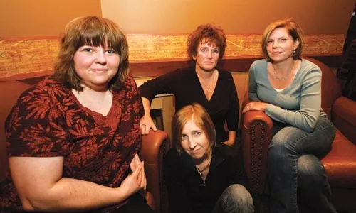 Becky Morrow, Rebecca Reid, Deb Urmann and Carolyn DeForest worked together to investigate Tiger Ranch. - HEATHER MULL