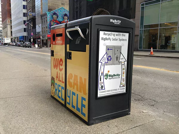 BigBelly Solar Trash Can