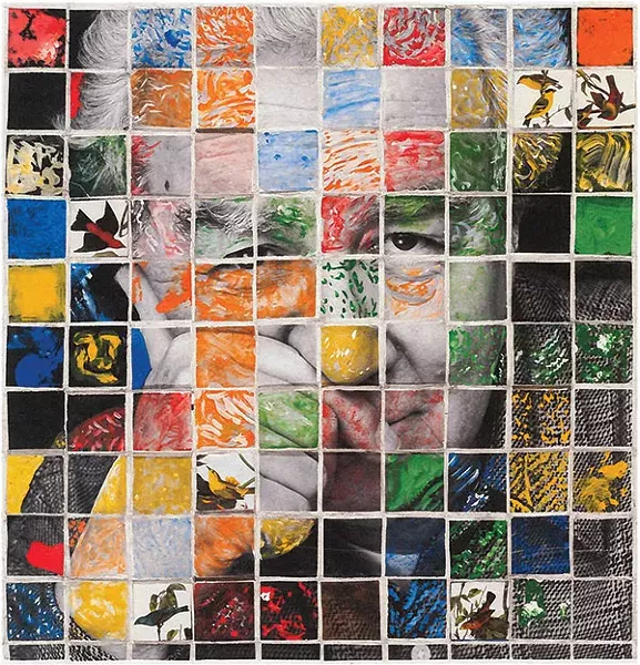 "Birdland," Qualters' self-portrait, made with Mark Perrott