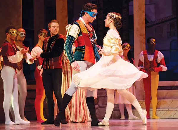 Cassidy Burk in the Conservatory Dance Company's Romeo and Juliet