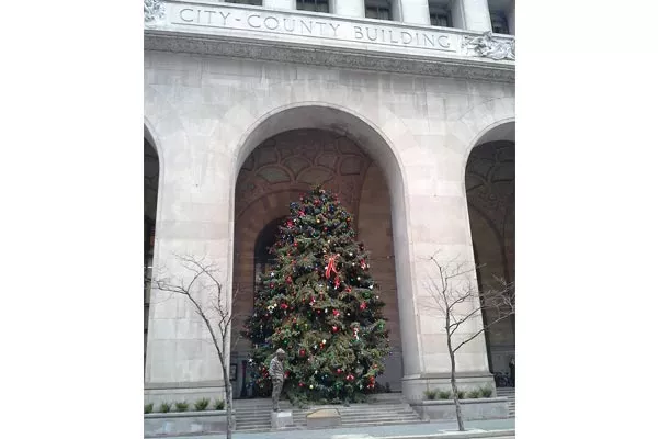 City-County building Christmas tree