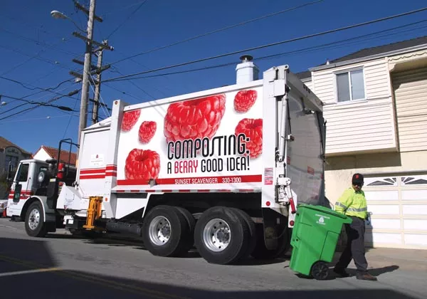 Curbside composting is mandatory in San Francisco.