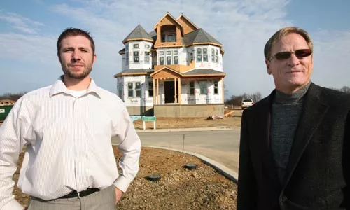 Developers Don Rodgers Sr. and Don Rodgers Jr. are taking a new approach to the landscape with Park Place. - HEATHER MULL