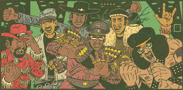 Ed Piskor in Hip Hop Family Tree Vol. 2