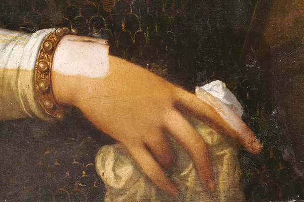 Faked, Forgotten, Found: Five Renaissance Paintings Investigated opens June 28 at the Carnegie Museum of Art - PORTRAIT, PROBABLY OF ISABELLA DE' COSIMO I DE MEDICI, CIRCA 1574. ARTWORK THE GIFT OF MRS. PAUL B. ERNST.