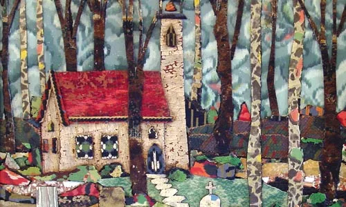 Floor it: Bill Miller's "New England Churchyard"