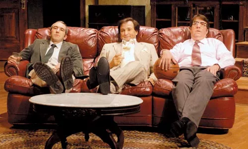 Glory days (left to right):Jarrod DiGiorgi, Daryll Heysham and David Cabot in the REP's That Championship Season. - PHOTO COURTESY OF DREW YENCHAK