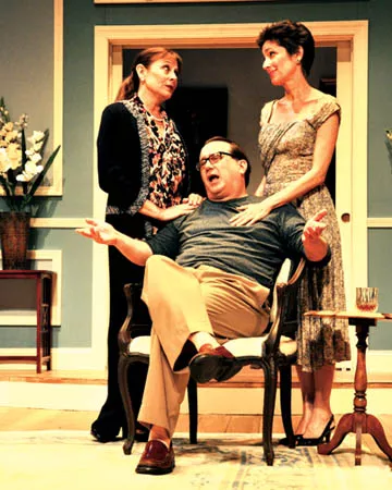 Helena Ruoti (at left), Martin Giles and Nike Doukas in Pittsburgh Irish & Classical's House - PHOTO COURTESY OF SUELLEN FITZSIMMONS