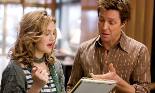 In rhyme and on time: Drew Barrymore and Hugh Grant pen a pop hit.