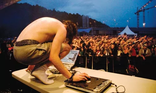International player: Girl Talk mixes it up at August's ya Festival in Oslo, Norway. - PHOTO COURTESY OF JAN ERIK SVENDSEN