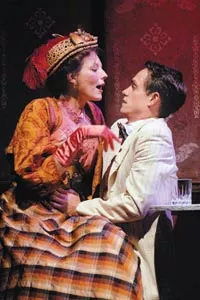 Into the woods: Erica Highberg (left) and Joel Ripka in the Playhouse Rep's Ah, Wilderness! Photo courtesy of Drew Yenchak, Lighthouse Photography