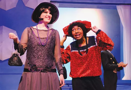 Jana Mahany (left) and Sheridan Singleton in Point Park Conservatory's Twelfth Night - PHOTO COURTESY OF DREW YENCHAK