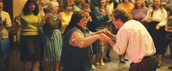Jessica Gunning and Dominic West take a twirl
