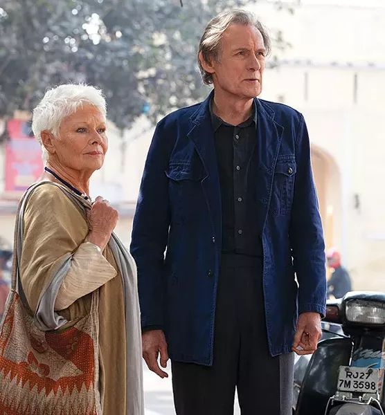 Judi Dench and Bill Nighy in The Second Best Exotic Marigold Hotel